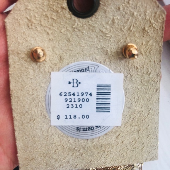 BHLDN Anthropologie Crystal Flower Earrings - Picture 2 of 2